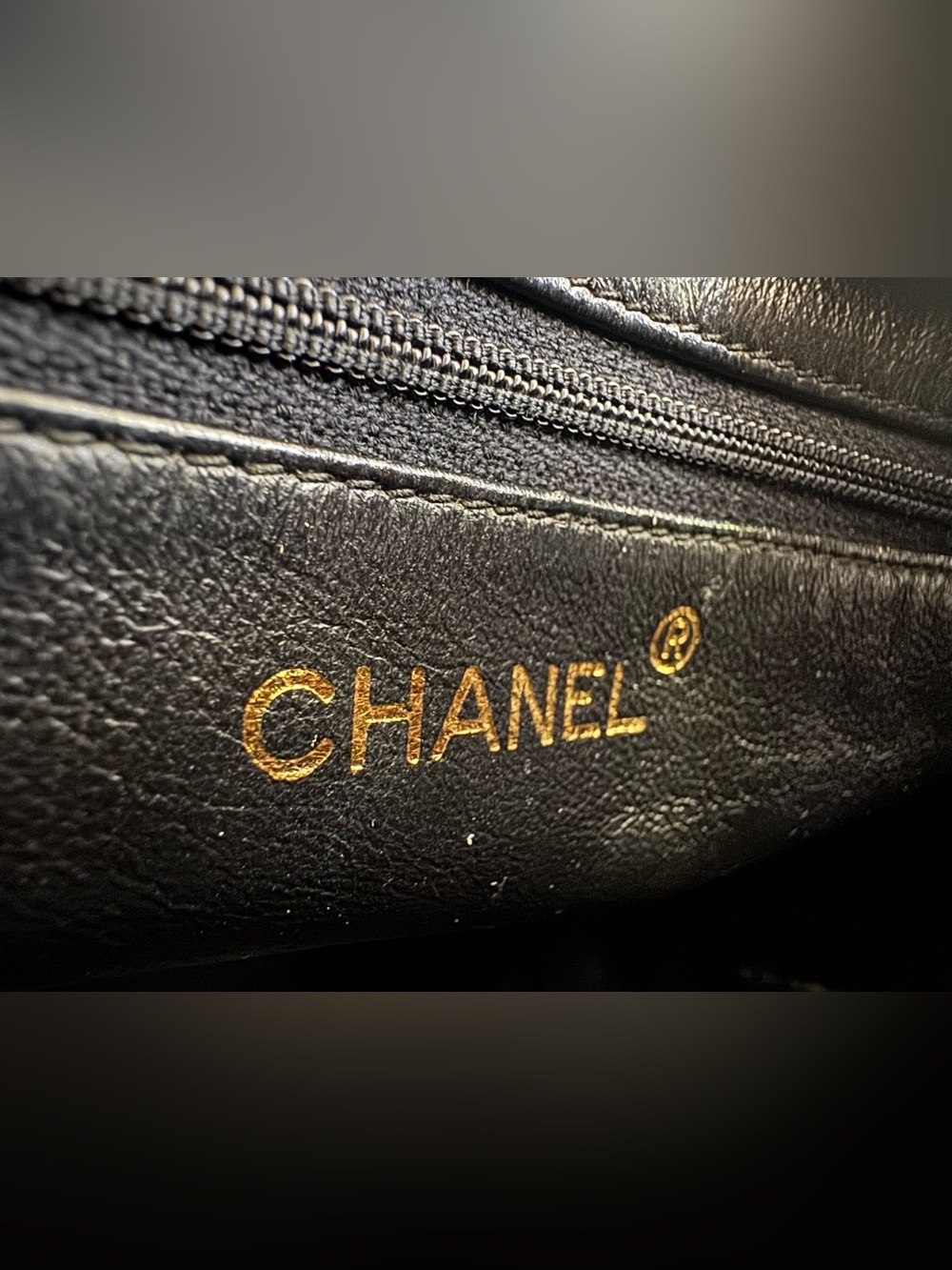 CHANEL Vintage Black Lambskin Tassel Chain Shoulder Bag 1 Series 24K GHW - Picture 4 of 14